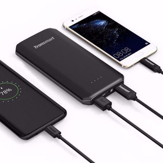 Picture of Tronsmart Edge 10000mAh Quick Charge 3.0 Power Bank - Black