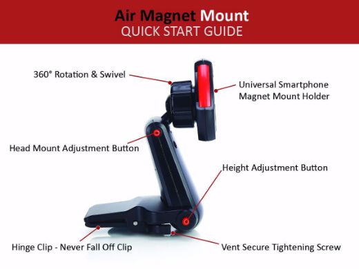 Picture of Exogear Exmount Magnetic Air - Black