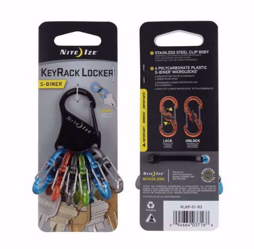 Picture of Niteize KeyRack Locker  S-Biner