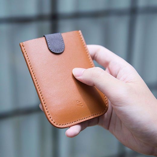 Picture of Dax Wallet Real Leather - Brown