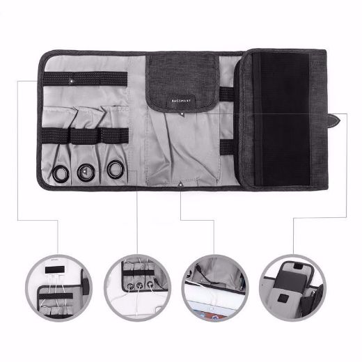 Picture of Bagsmart Lax Electronic Organizer - Heather Gray