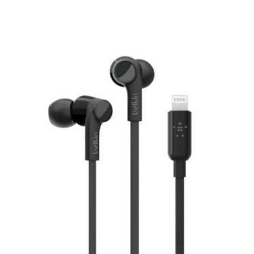 Picture of Belkin Headphones with Lightning Connector - Black