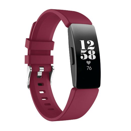 Picture of Just Must Silicone Band for Fitbit Inspire HR - Red