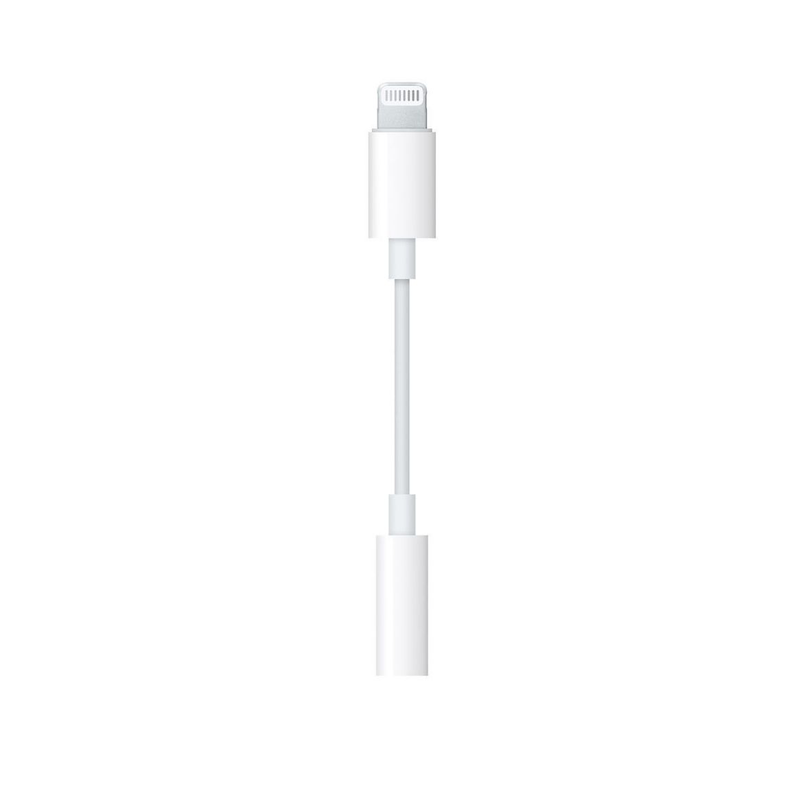 Picture of Apple Lightning to Headphone Jack Adapter 3.5 mm - White