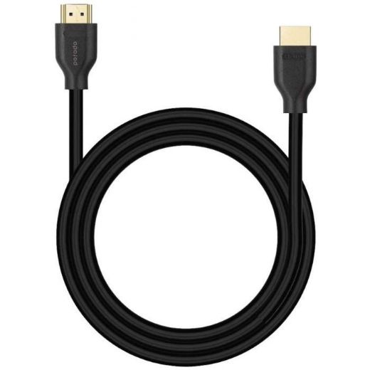 Picture of Porodo 8K HDMI To HDMI Cable V2 2M  - Black