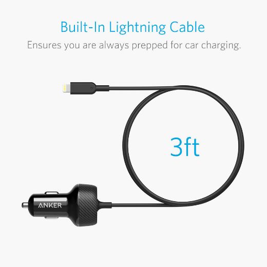 Picture of Anker Powerdrive 2 Elite Lightning - Black