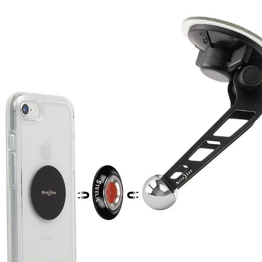 Picture of Niteize Steelie Orbiter Windshield Mount Kit