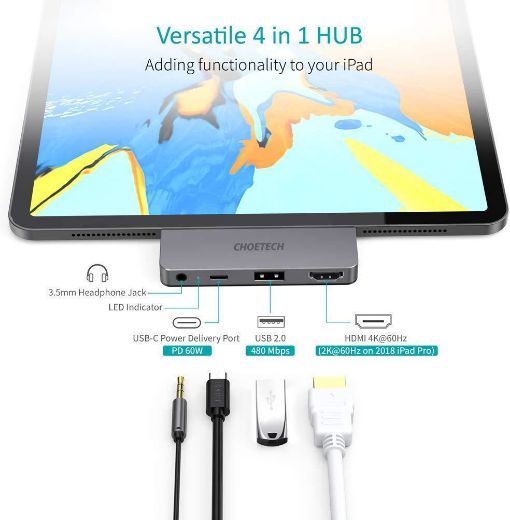 Picture of Choetech 4 in 1 USB-C Converter for All USB-C Port Devices