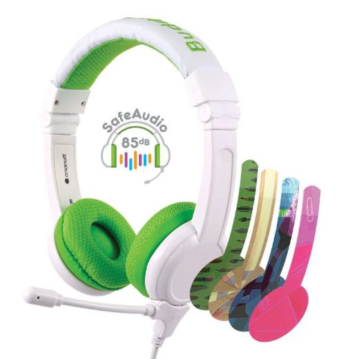 Picture of Buddyphones School Plus Kids Headphones - Green