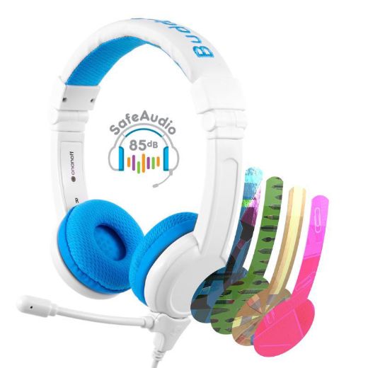 Picture of Buddyphones School Plus Kids Headphones - Blue