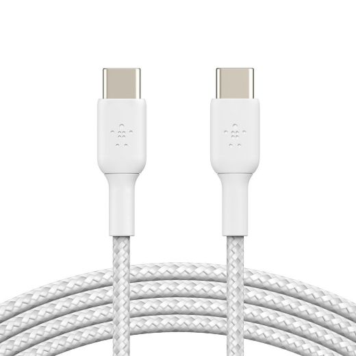 Picture of Belkin USB-C to USB-C Braided Cable 1M - White