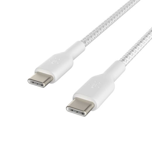 Picture of Belkin USB-C to USB-C Braided Cable 1M - White