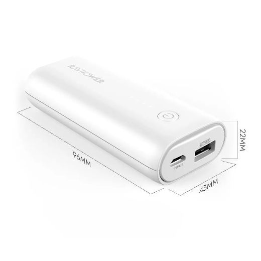 Picture of Ravpower 6700mAh iSmart Portable Charger - White