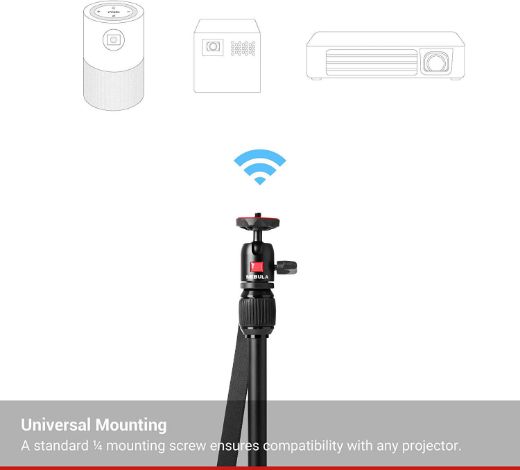 Picture of Nebula Capsule Adjustable Tripod Stand - Black