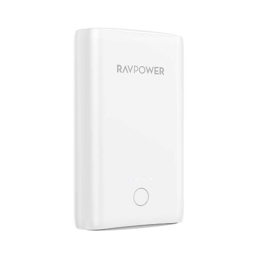 Picture of Ravpower Power Bank Portable Charger 10050mAh iSmart - White