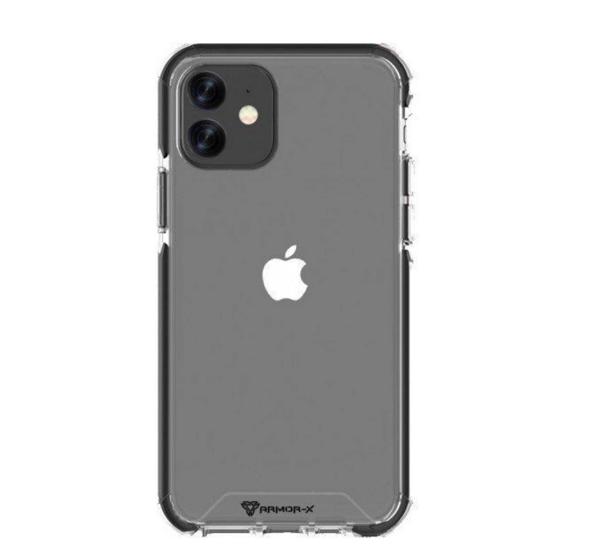 Picture of Armor X CBN Shockproof Protective Case for iPhone 12 Mini - Clear/Black