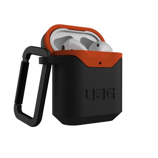 Picture of UAG Apple AirPods Gen 1/2 Hard Case V2 - Black/Orange