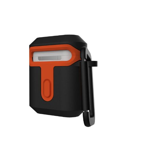 Picture of UAG Apple AirPods Gen 1/2 Hard Case V2 - Black/Orange