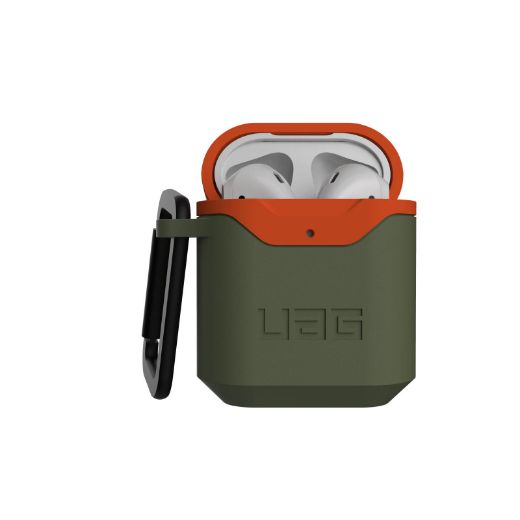 Picture of UAG Apple AirPods Gen 1/2 Hard Case V2 - Olive/Orange