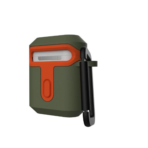 Picture of UAG Apple AirPods Gen 1/2 Hard Case V2 - Olive/Orange