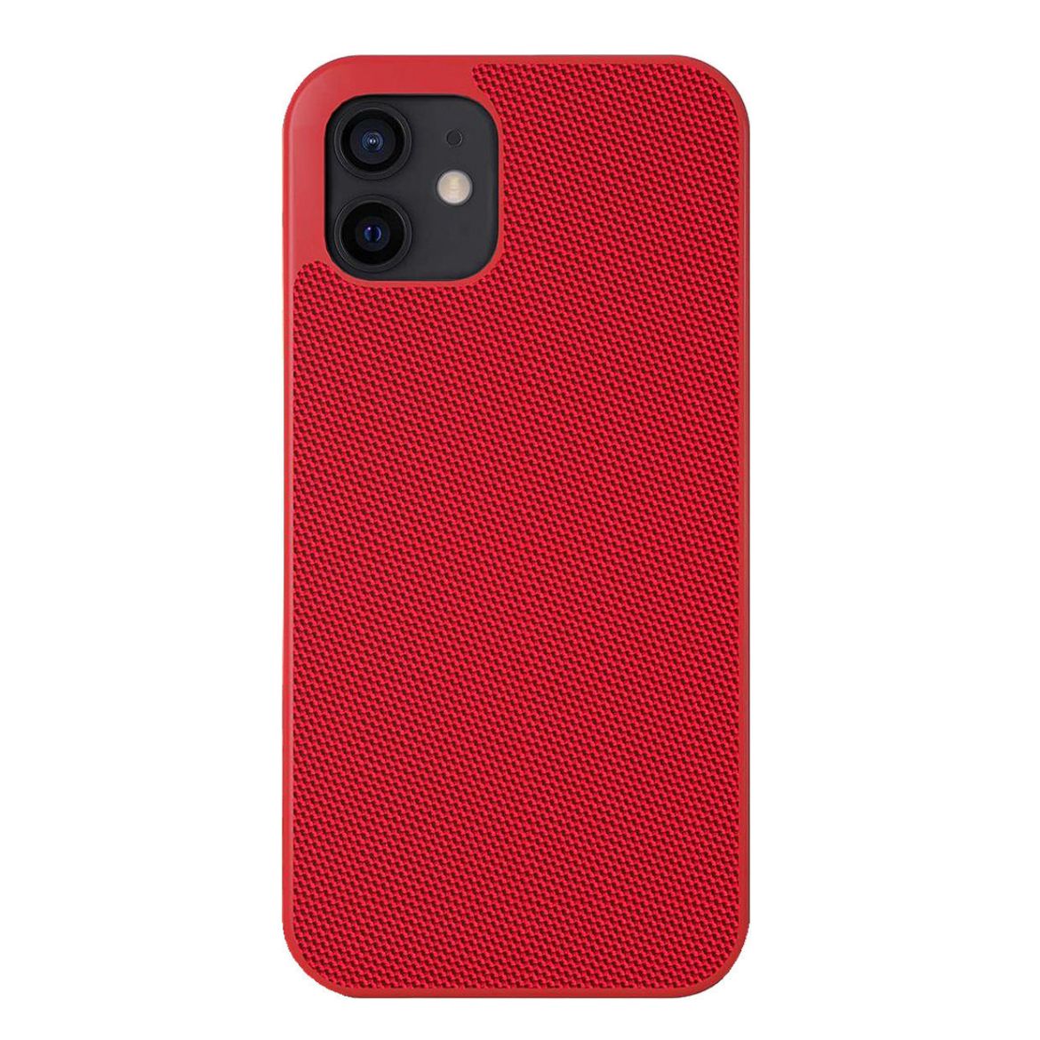 Picture of Evutec Case for iPhone 12 Mini Ballistic Nylon with Afix + Mount - Red