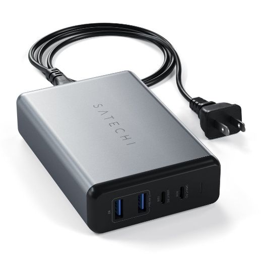 Picture of Satechi Desktop Charger 4 Ports 108W Pro 2 X USB-C + 2 USB-A - Space Gray