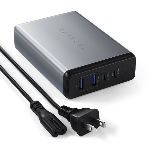 Picture of Satechi Desktop Charger 4 Ports 108W Pro 2 X USB-C + 2 USB-A - Space Gray