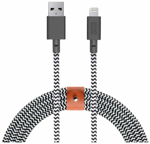 Picture of Native Union Belt Cable USB-A to Lightning 3M - Zebra