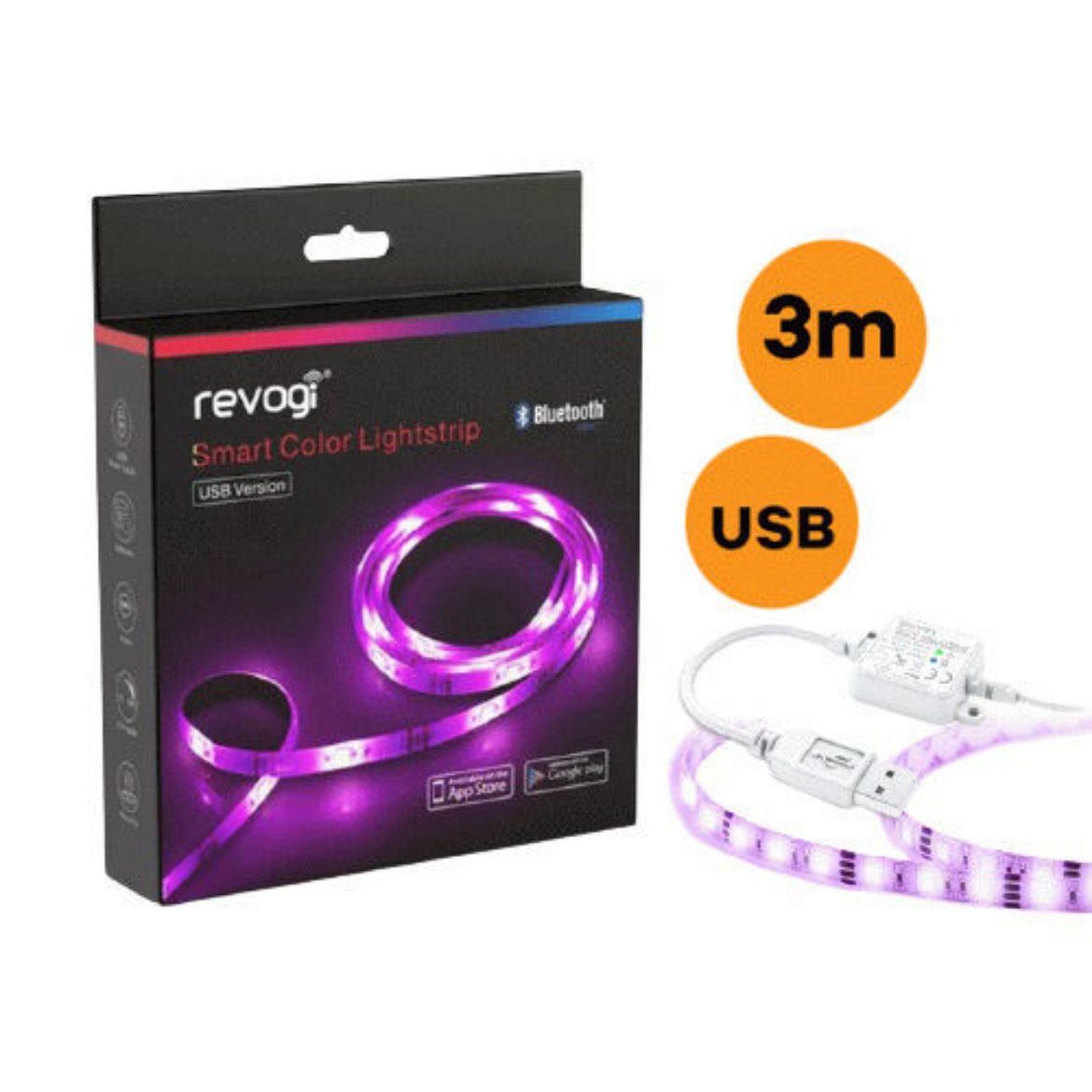 Picture of Revogi Smart Color LED Light Strip USB 3m