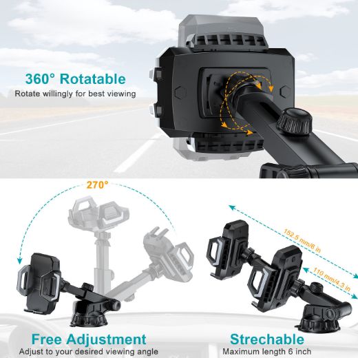 Picture of Choetech Wireless Car Mount - Black