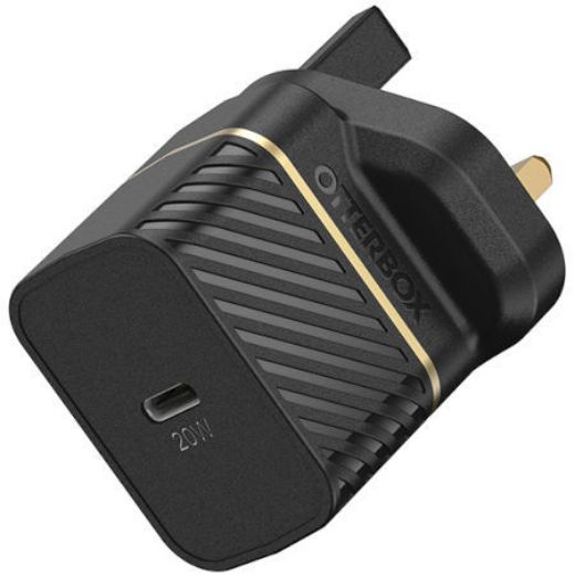 Picture of OtterBox UK Wall Charger 20W USB-C PD + USB-C Cable 1M - Black