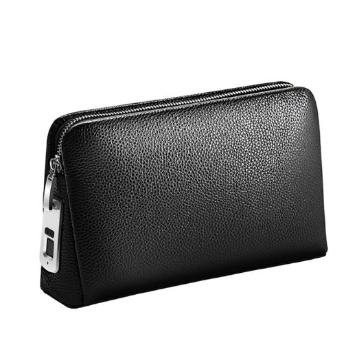 Picture of Bubm Unique Anti Theft Business Man Fingerprint Clutch Handbags - Black