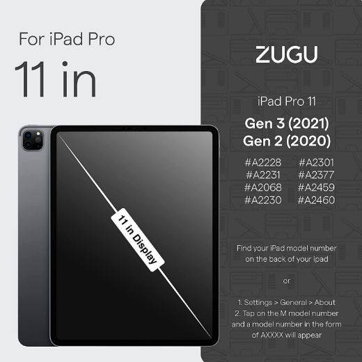 Picture of Zugu Case for iPad Pro 11-inch 2021 - Black