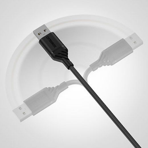 Picture of OtterBox 3 in 1 USB-A to Micro/Lightning/USB-C Cable - Black