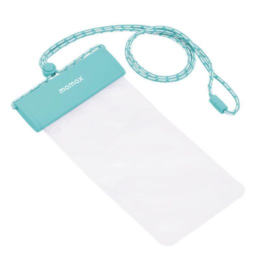 Picture of Momax Waterproof Pouch Universal with Neck Strap - Blue