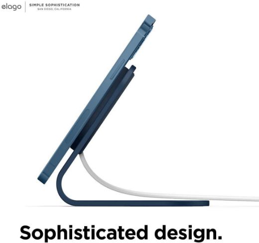 Picture of Elago MS3 Aluminum Charging Stand for MagSafe - Jean Indigo