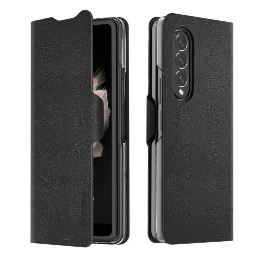 Picture of Araree Bonnet Diary Flip Case for Samsung Galaxy Z Fold 3 2021 - Black