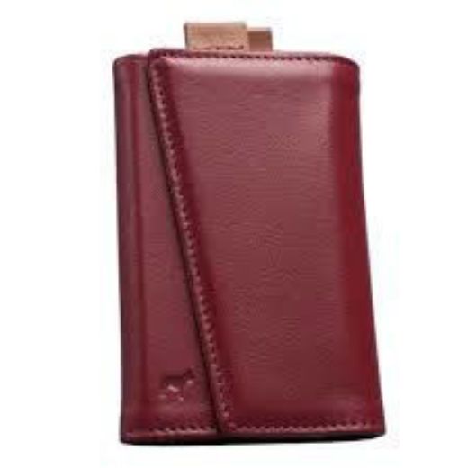 Picture of Frenchie AirTag Speed Italian leather Wallet - Burgundy