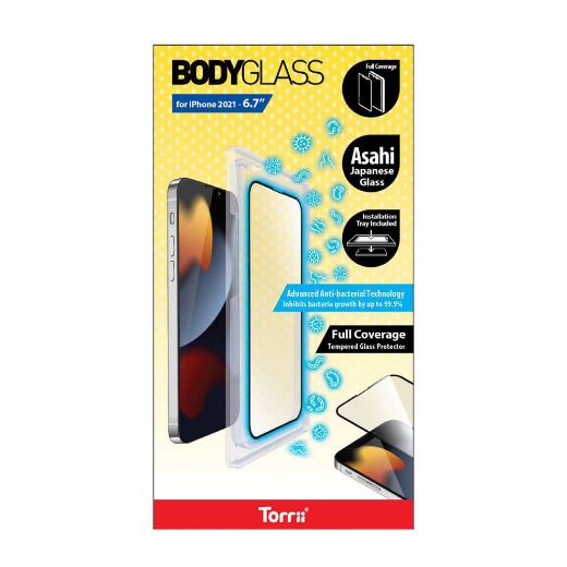 Picture of Torrii Bodyglass Anti-bacterial Coating for iPhone 13 Pro Max - Black