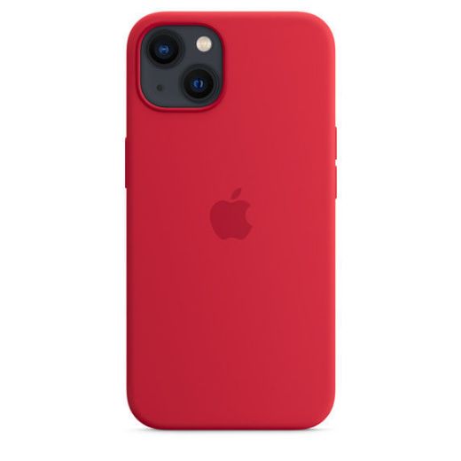 Picture of Apple iPhone 13 Silicone Case with MagSafe - Red