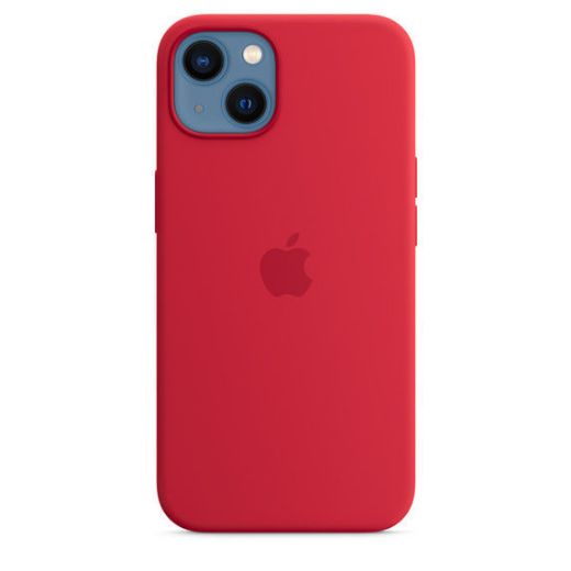 Picture of Apple iPhone 13 Silicone Case with MagSafe - Red