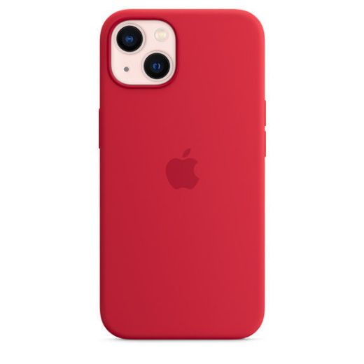 Picture of Apple iPhone 13 Silicone Case with MagSafe - Red