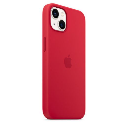 Picture of Apple iPhone 13 Silicone Case with MagSafe - Red