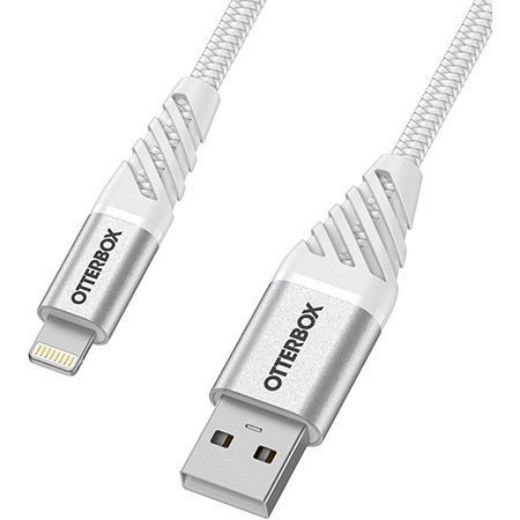 Picture of OtterBox USB-A to Lightning Cable Premium 1M - White