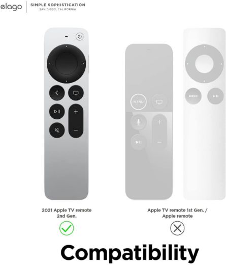 Picture of Elago R4 2021 Case for Apple TV Siri Remote - Black