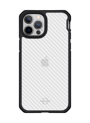 Picture of Itskins Hybrid Tek Case 2M Drop Safe for iPhone 13 Pro - Black And Transparent