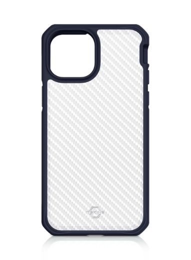 Picture of Itskins Hybrid Tek Case 2M Drop Safe for iPhone 13 Pro - Deep Blue And Transparent