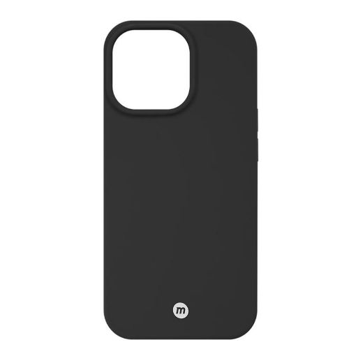 Picture of Momax Silicone Case compatible with MagSafe for iPhone 13 - Black