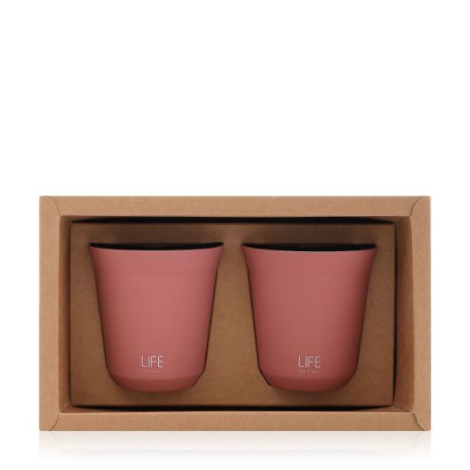 Picture of Life Stainless Steel Cups - Pink