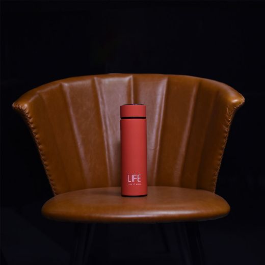 Picture of Life Insulated Stainless Steel Water Bottle 500ml - Red